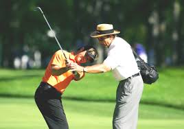 David Leadbetter taking a swing 