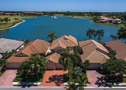 Vacation rental sky view