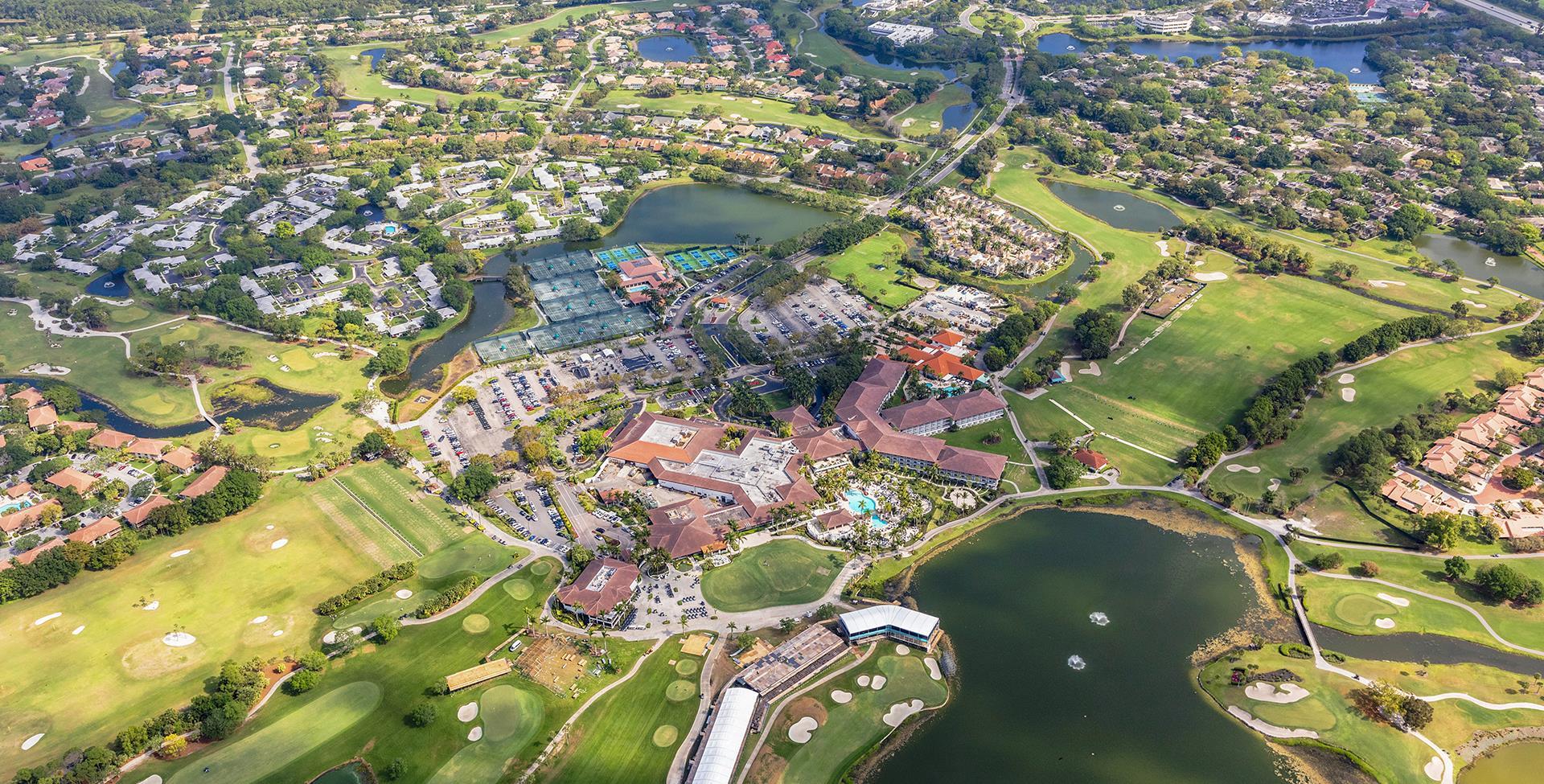 Aerial View Resort Map